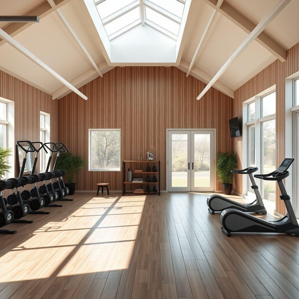 Scandinavian gym - AI Generated