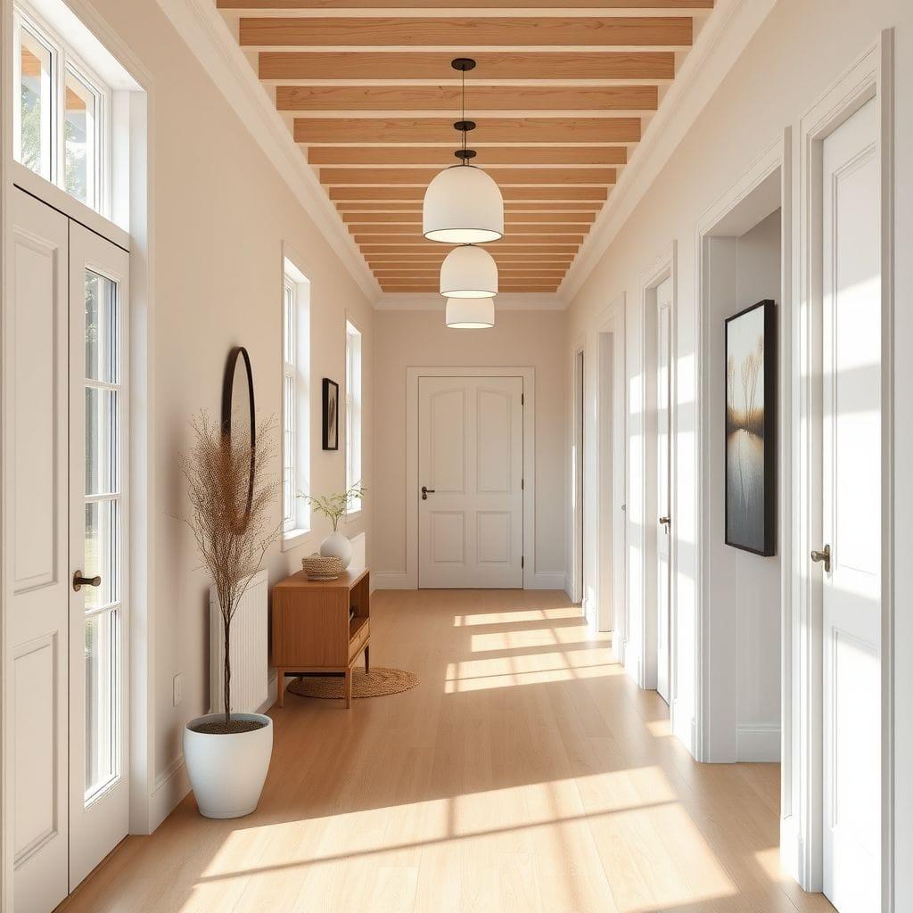 Scandinavian hallway - AI Generated
