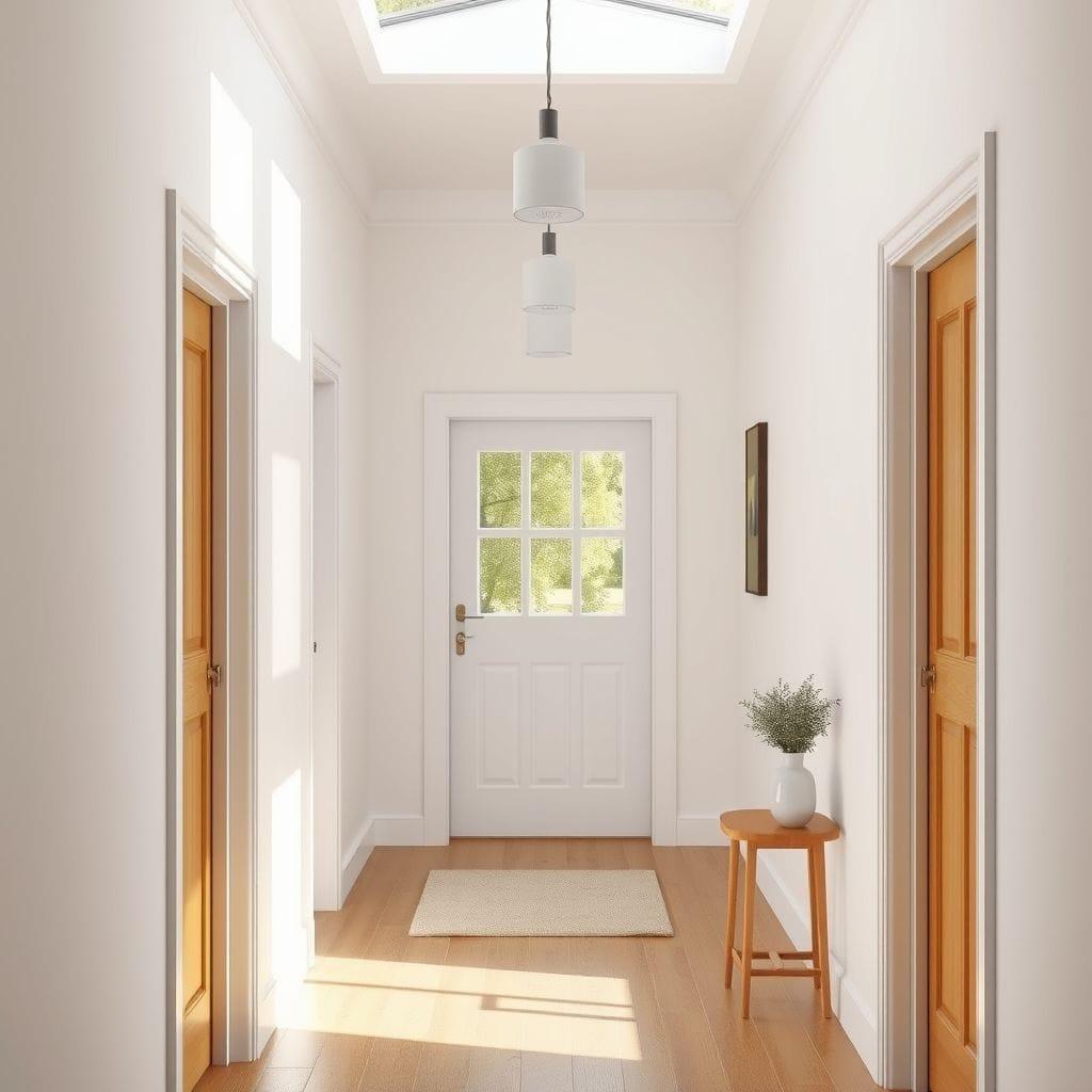 Scandinavian hallway - AI Generated
