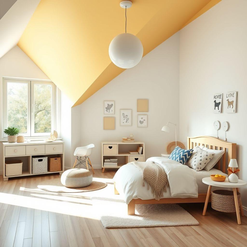 Scandinavian kids room - AI Generated