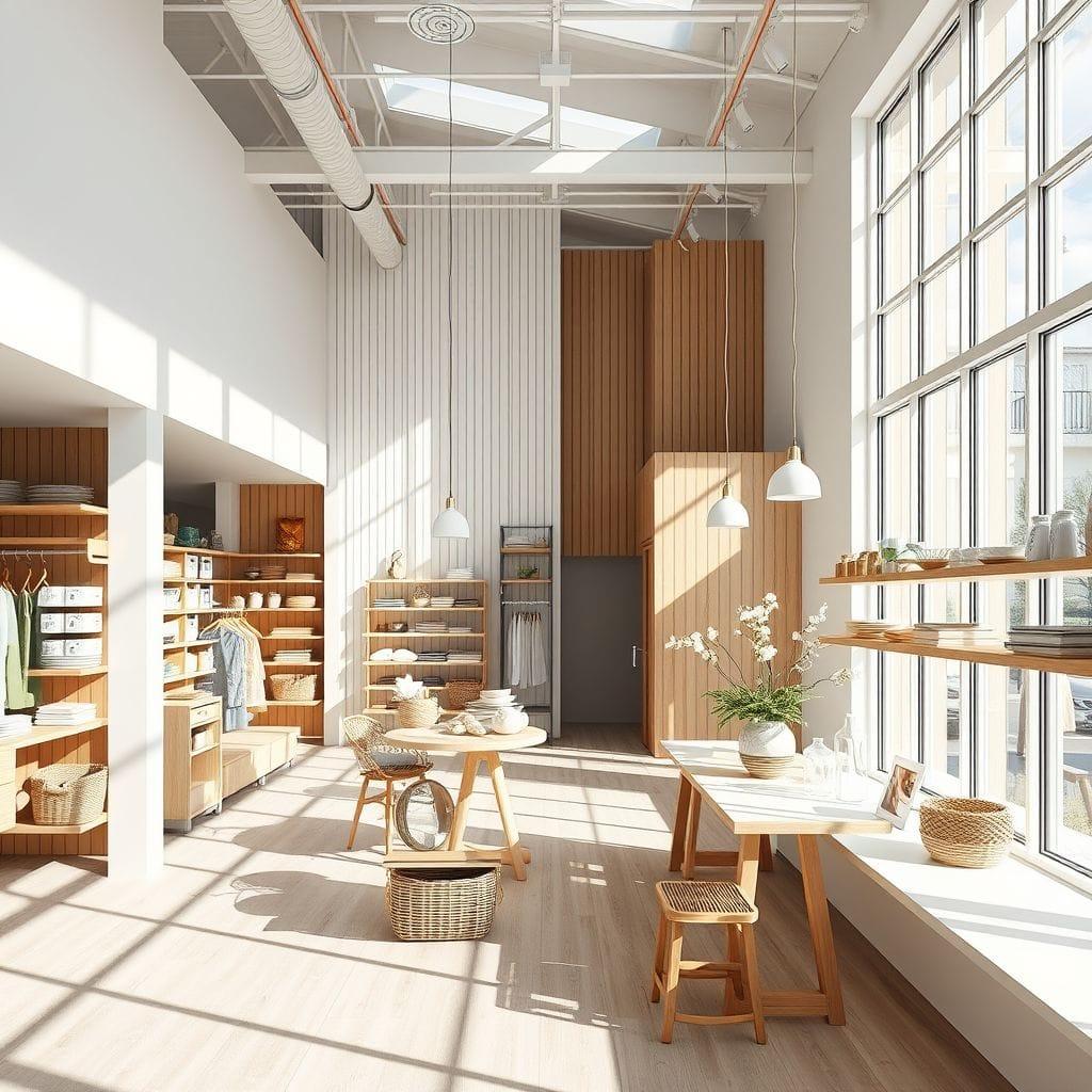 Scandinavian store - AI Generated