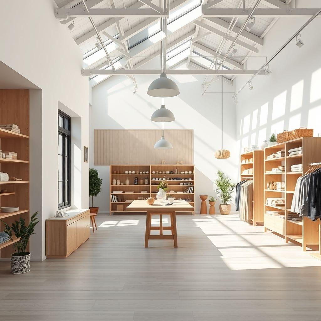 Scandinavian store - AI Generated