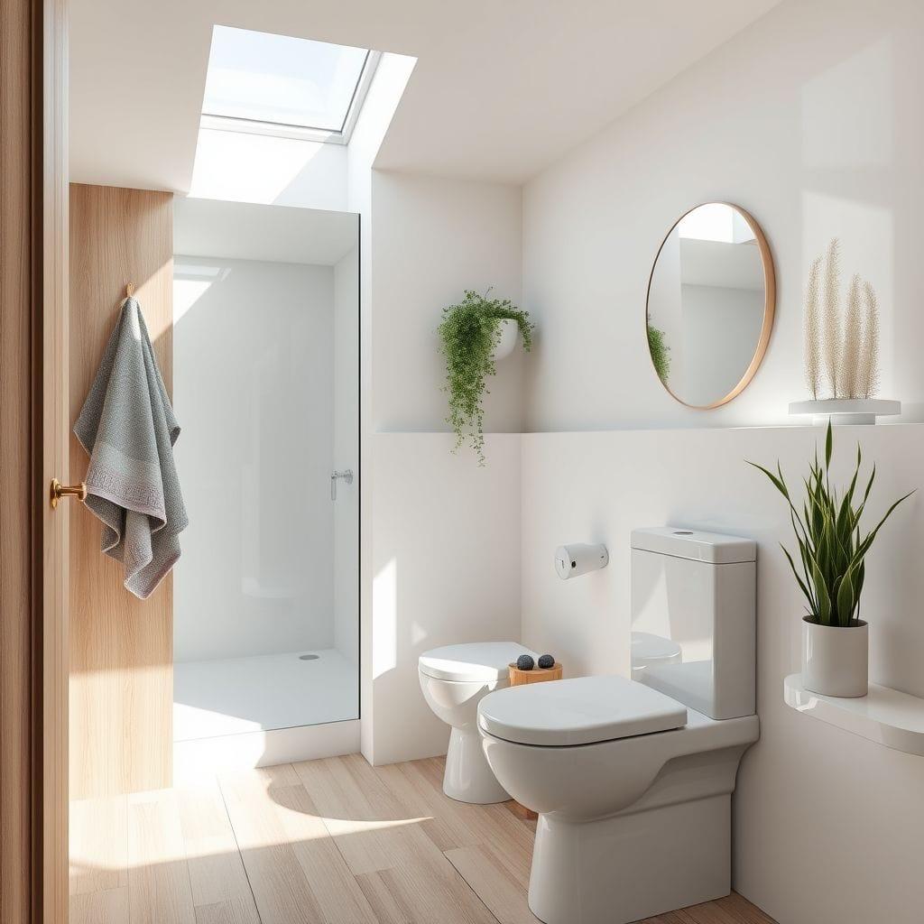 Scandinavian toilet - AI Generated