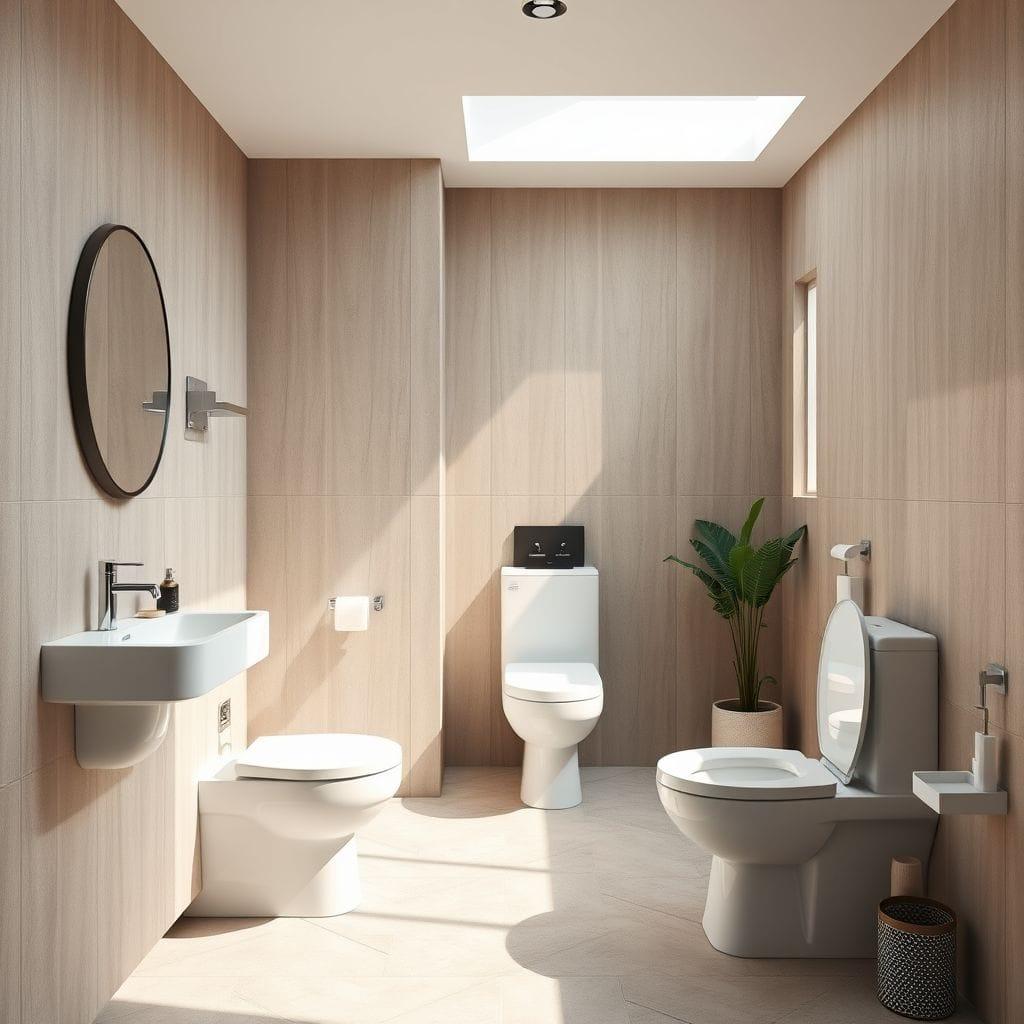 Scandinavian toilet - AI Generated