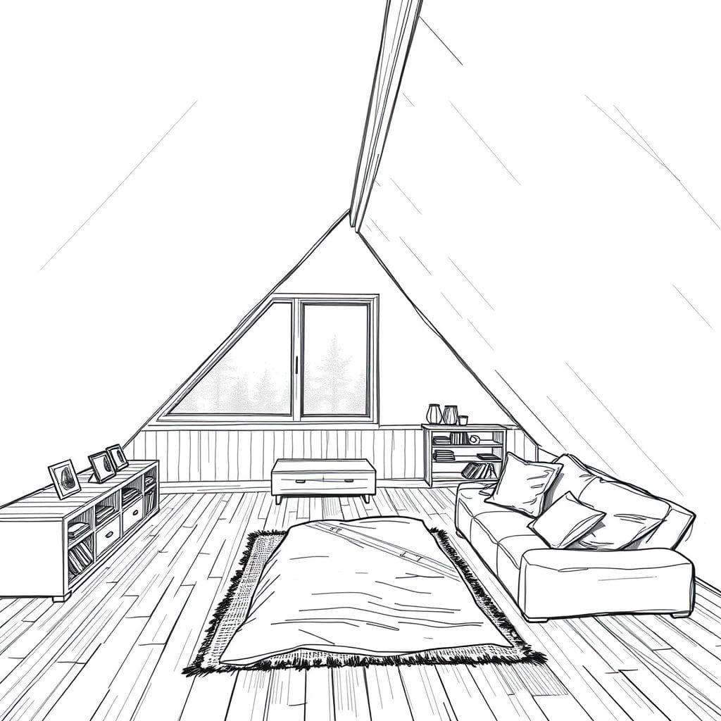 Sketch attic - AI Generated