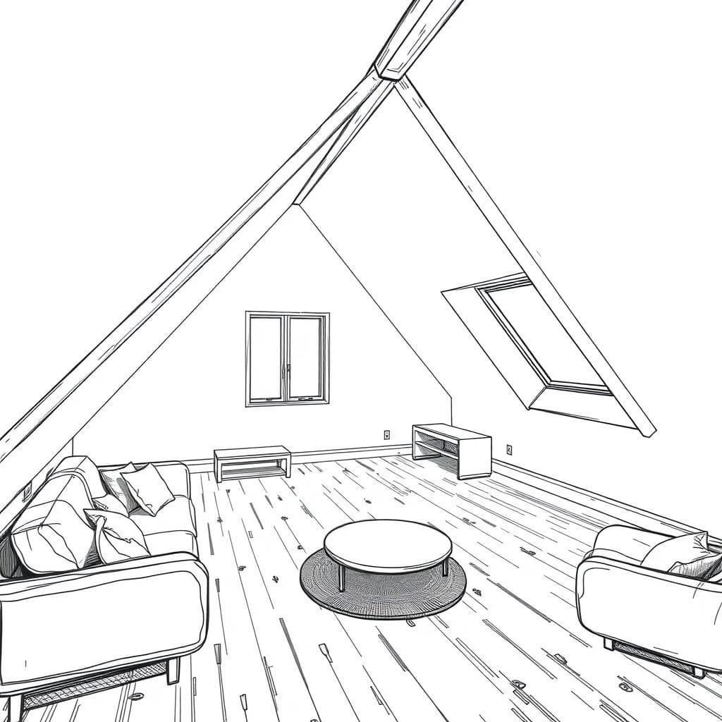 Sketch attic - AI Generated