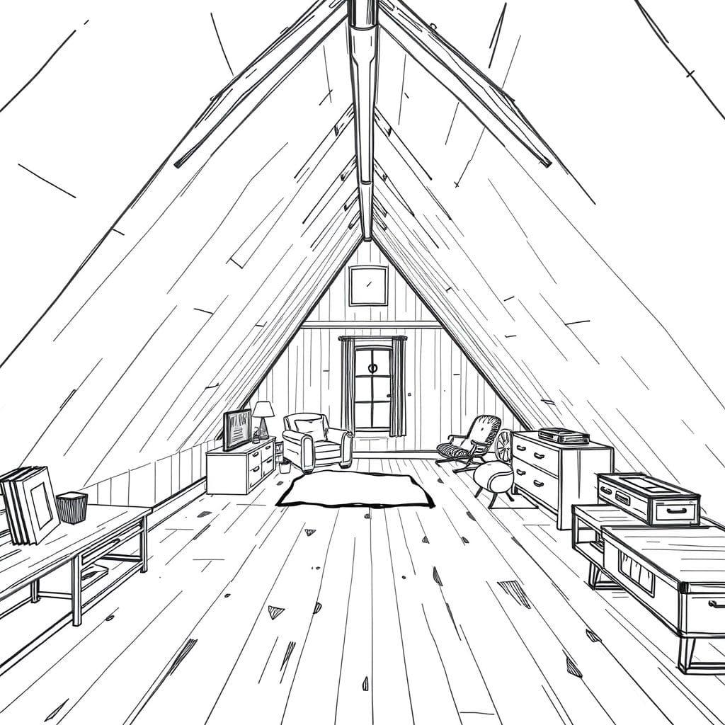 Sketch attic - AI Generated