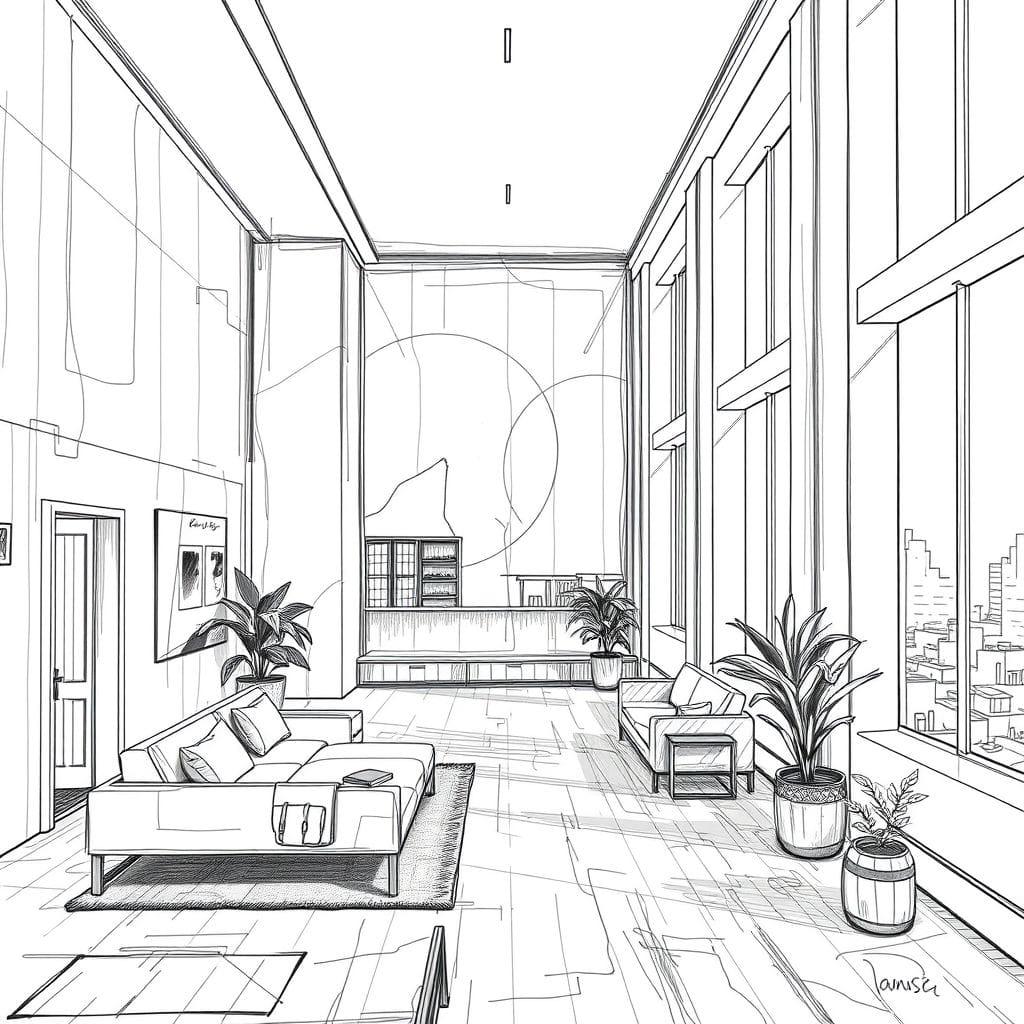Sketch drop zone - AI Generated