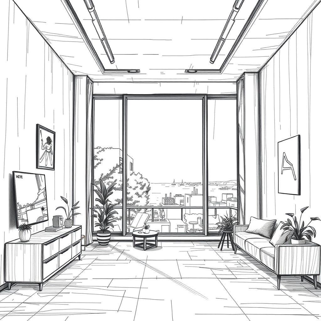 Sketch drop zone - AI Generated