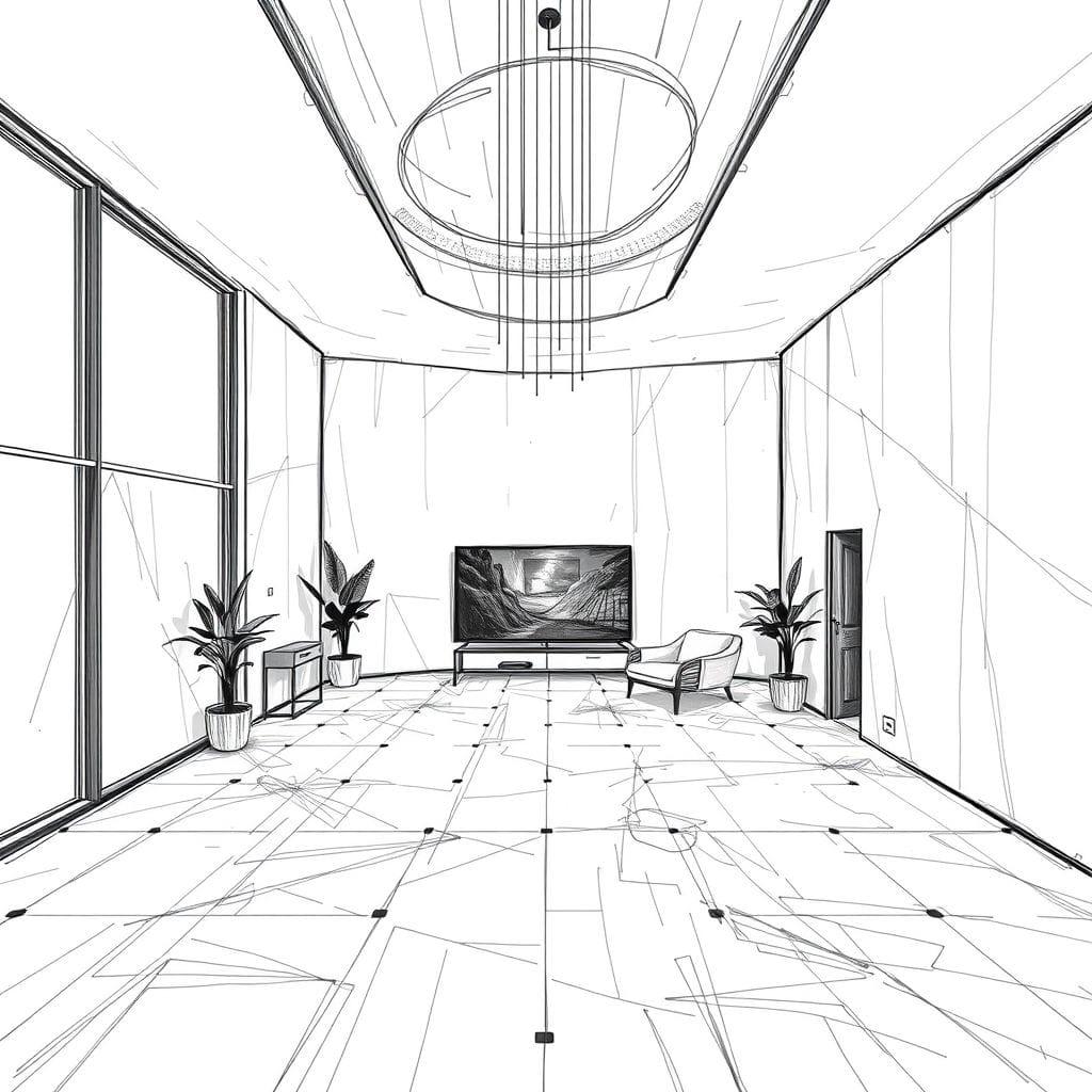 Sketch drop zone - AI Generated