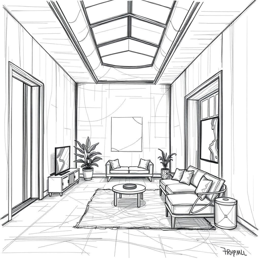 Sketch drop zone - AI Generated