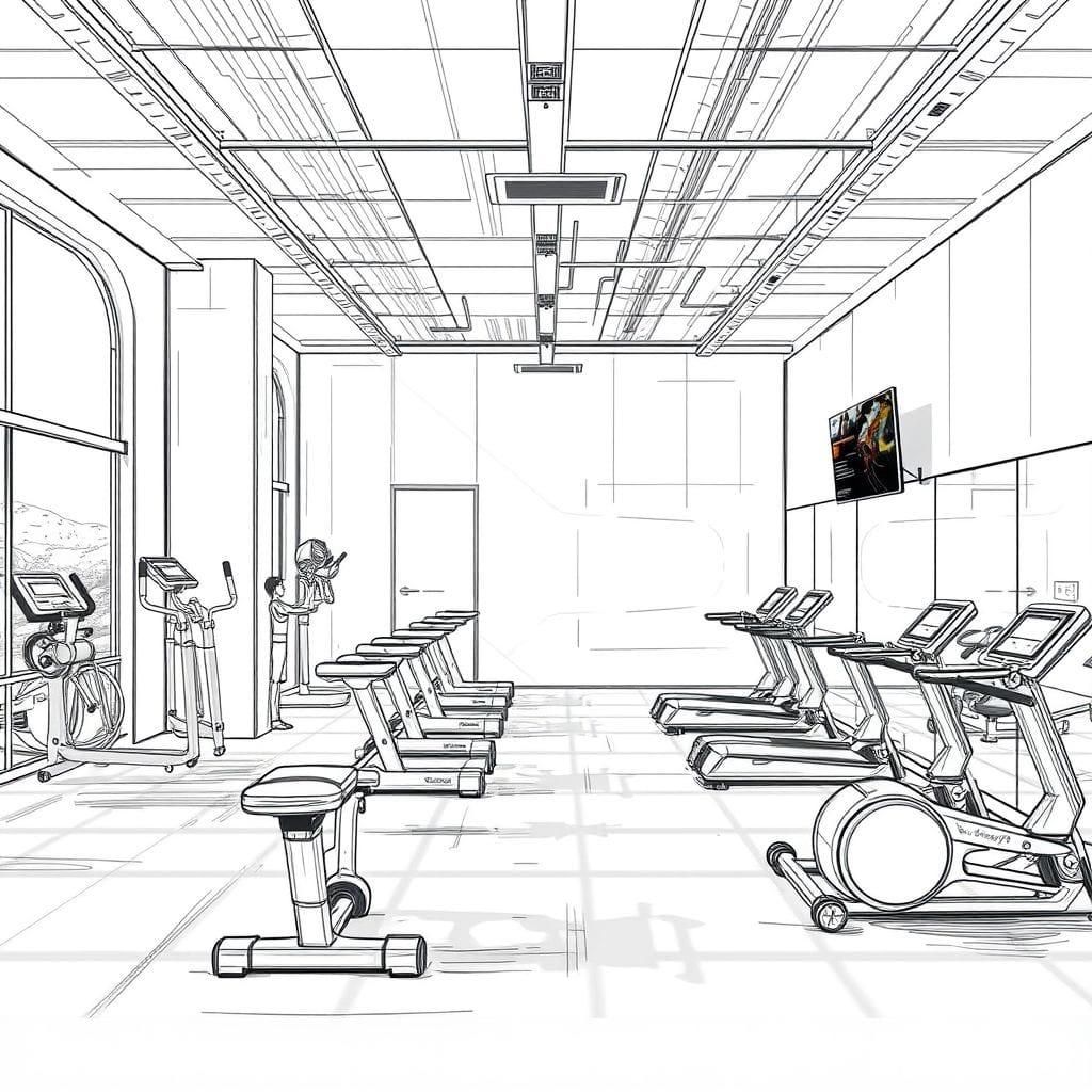 Sketch gym - AI Generated