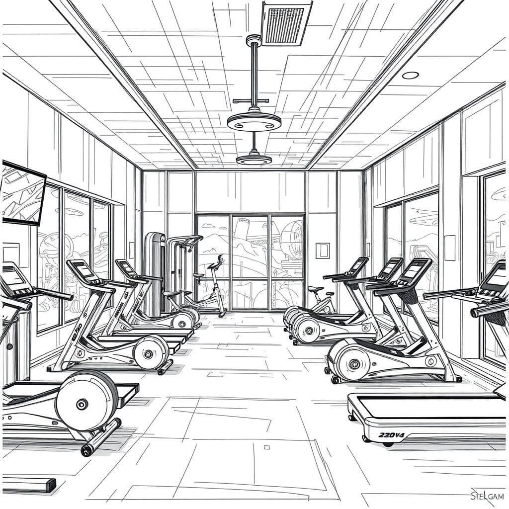 Sketch gym - AI Generated