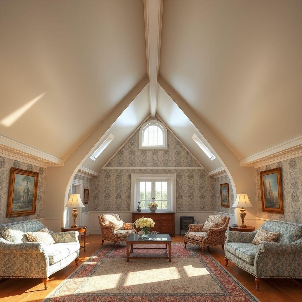 Traditional attic - AI Generated