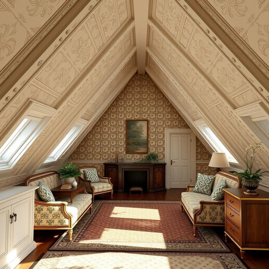 Traditional attic - AI Generated
