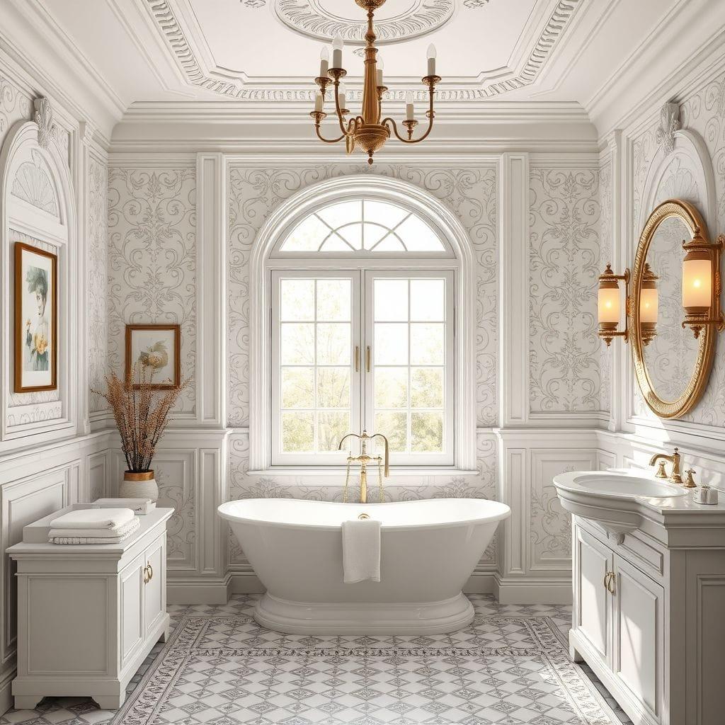 Traditional bathroom - AI Generated
