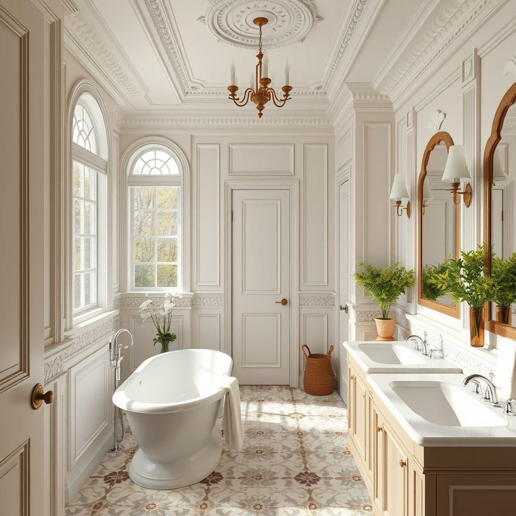 Traditional bathroom - AI Generated