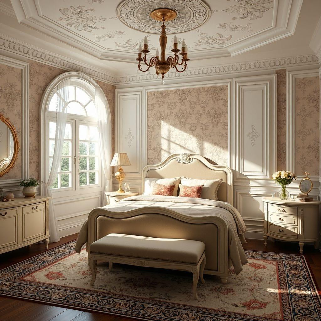 Traditional bedroom - AI Generated