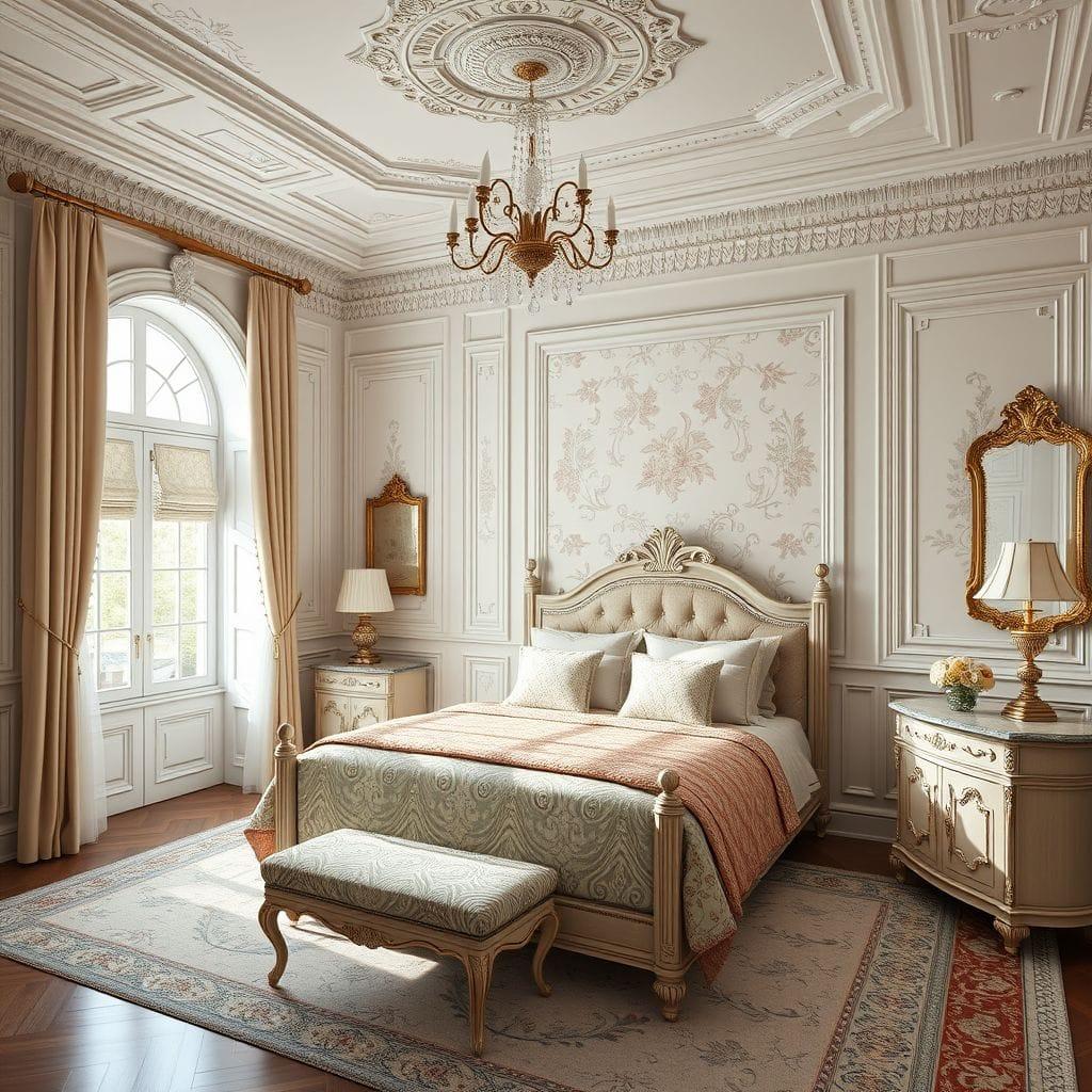 Traditional bedroom - AI Generated