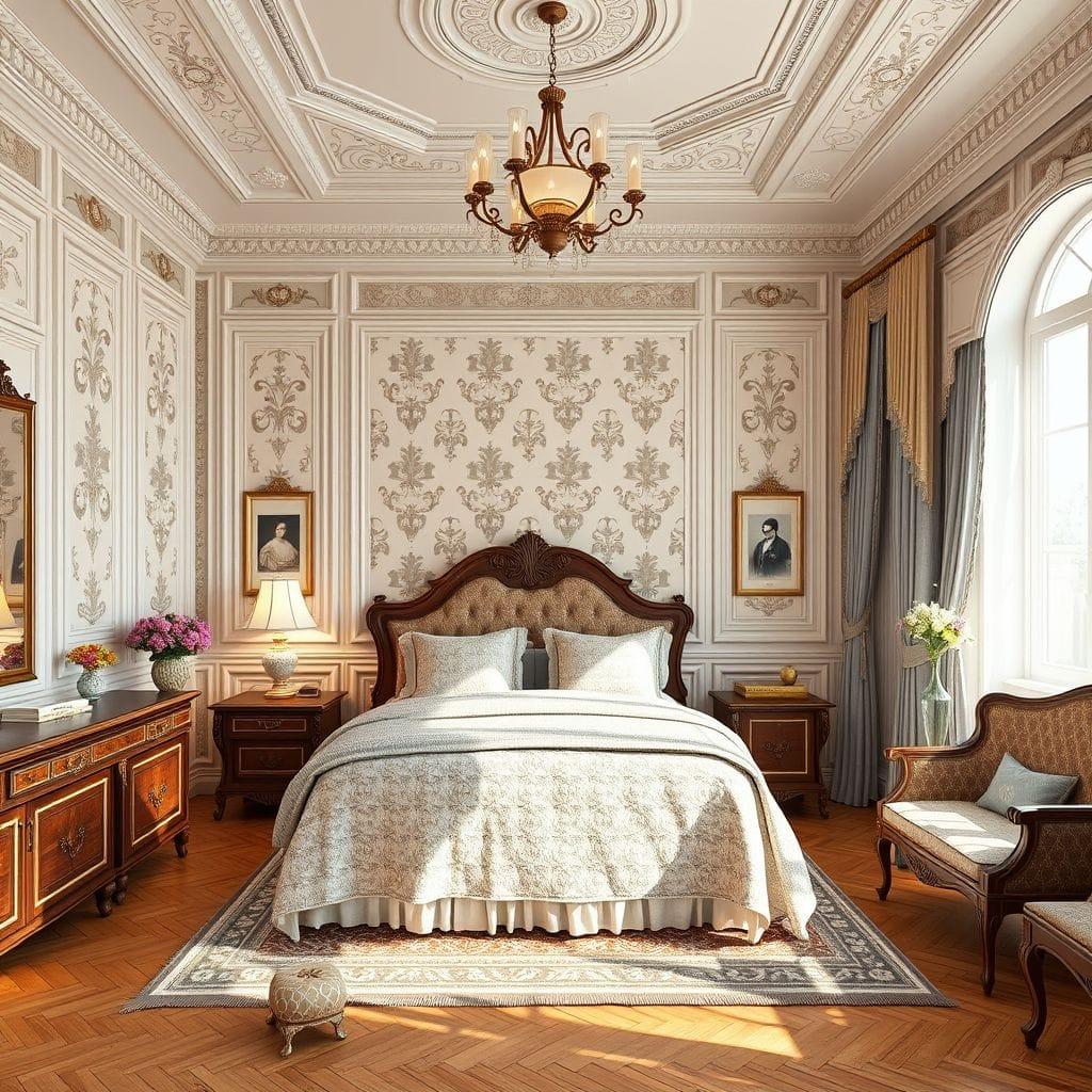 Traditional bedroom - AI Generated