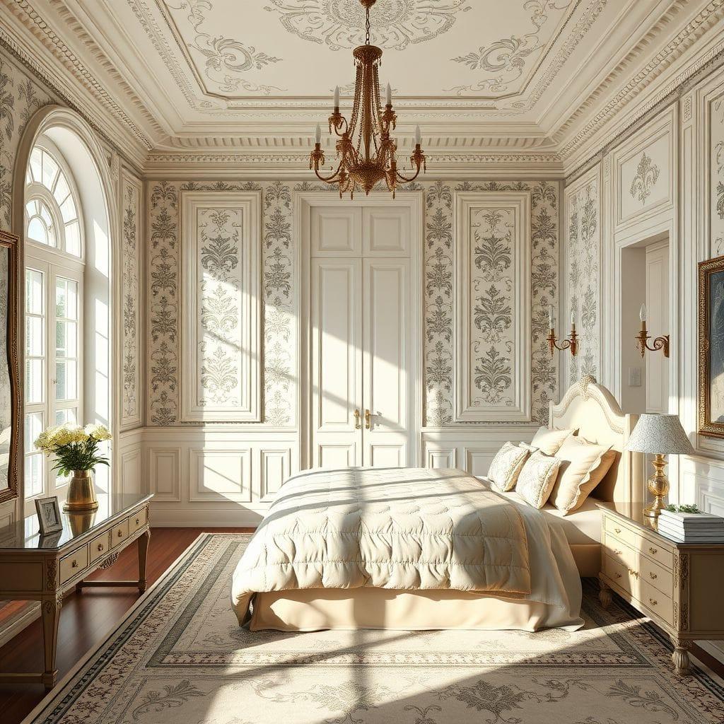 Traditional bedroom - AI Generated