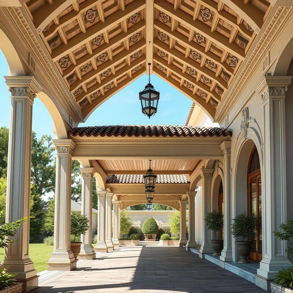 Traditional carport - AI Generated