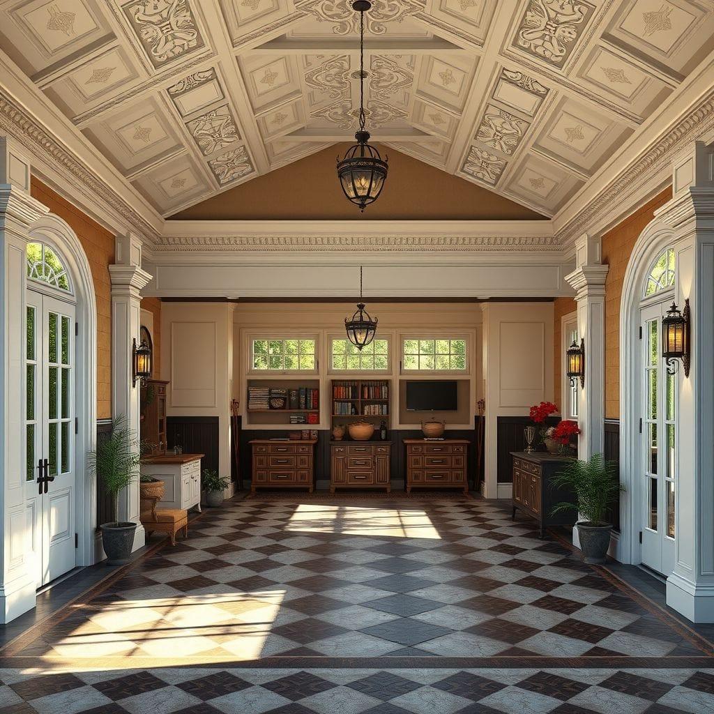 Traditional garage - AI Generated