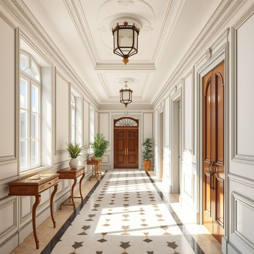 Traditional hallway - AI Generated