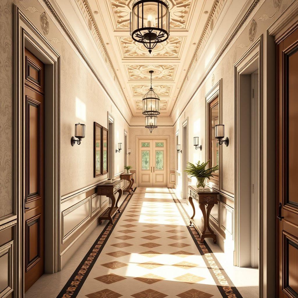 Traditional hallway - AI Generated