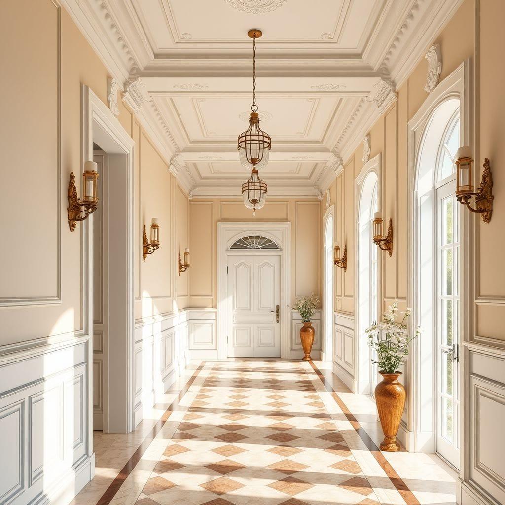 Traditional hallway - AI Generated