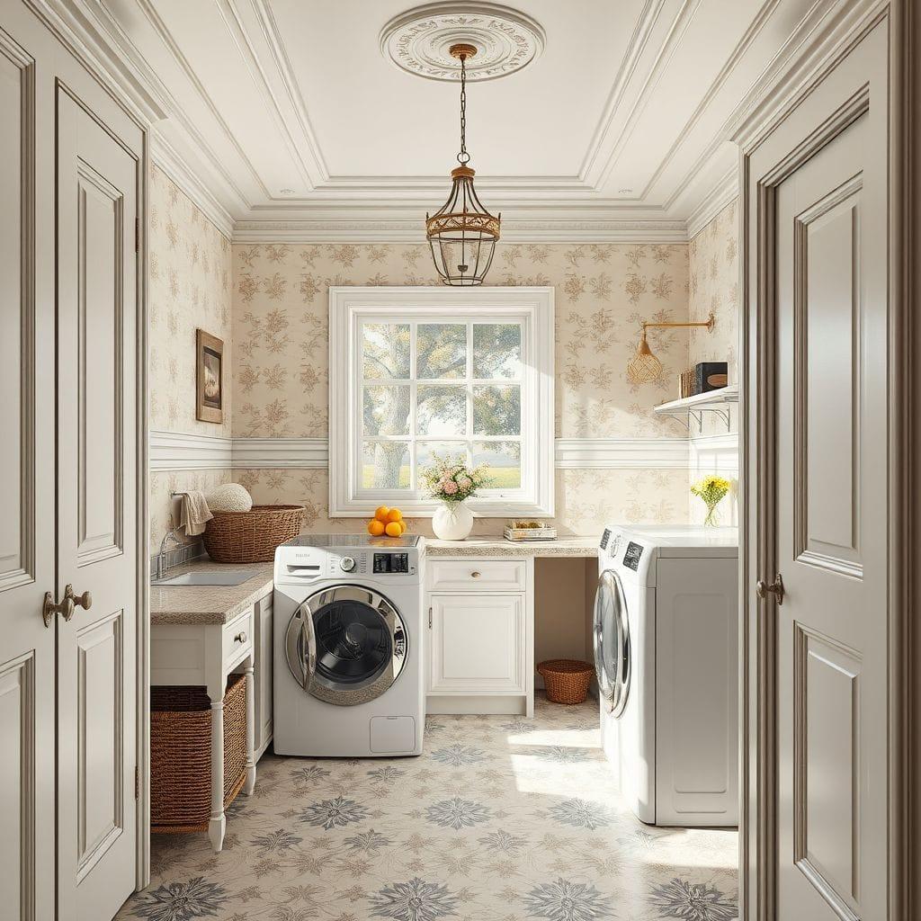 Traditional laundry room - AI Generated
