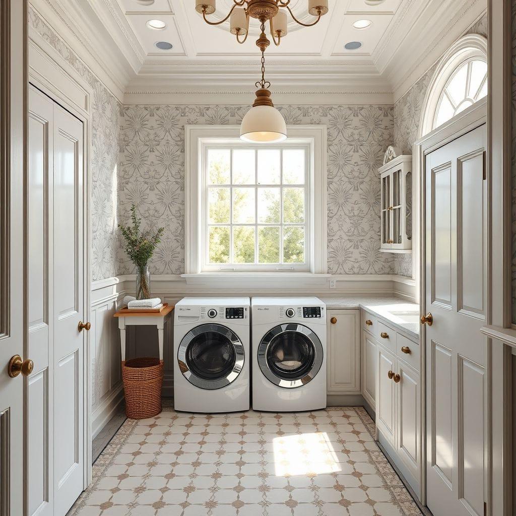 Traditional laundry room - AI Generated
