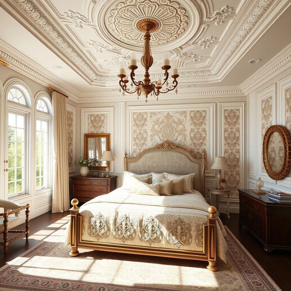 Traditional master bedroom - AI Generated
