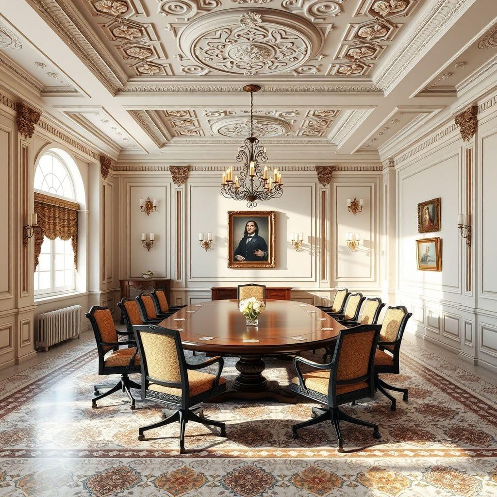 Traditional meeting room - AI Generated