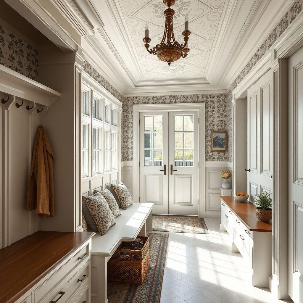 Traditional mudroom - AI Generated