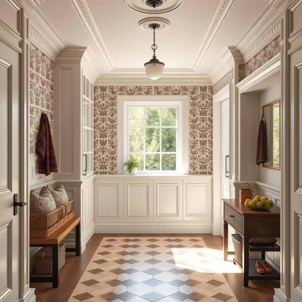 Traditional mudroom - AI Generated