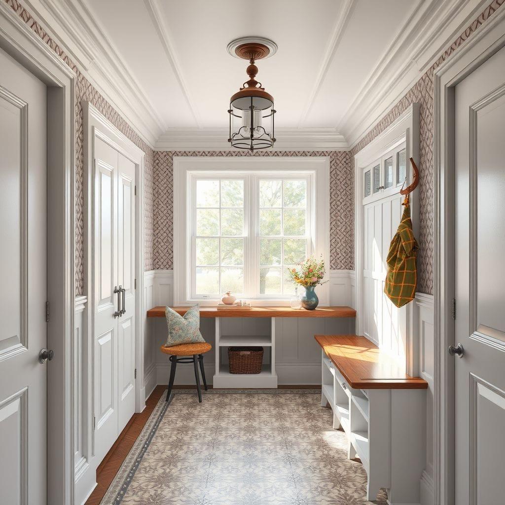 Traditional mudroom - AI Generated