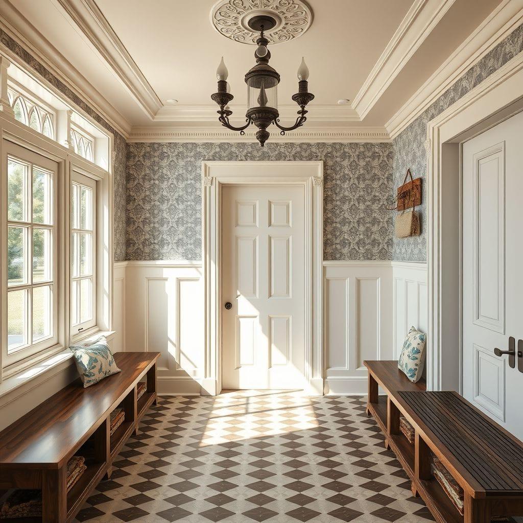 Traditional mudroom - AI Generated