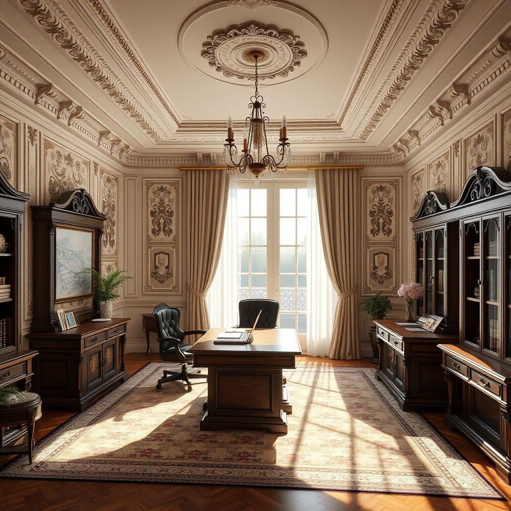 Traditional office - AI Generated
