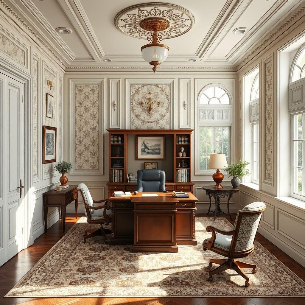Traditional office - AI Generated