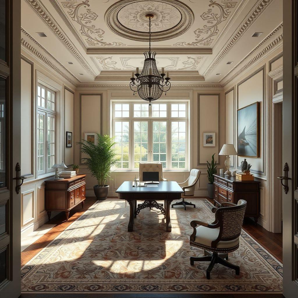Traditional office - AI Generated