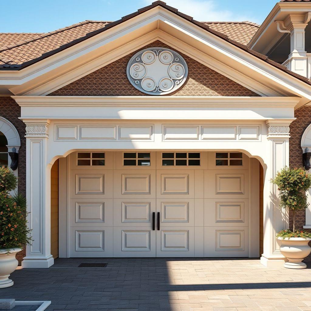 Traditional outdoor garage - AI Generated