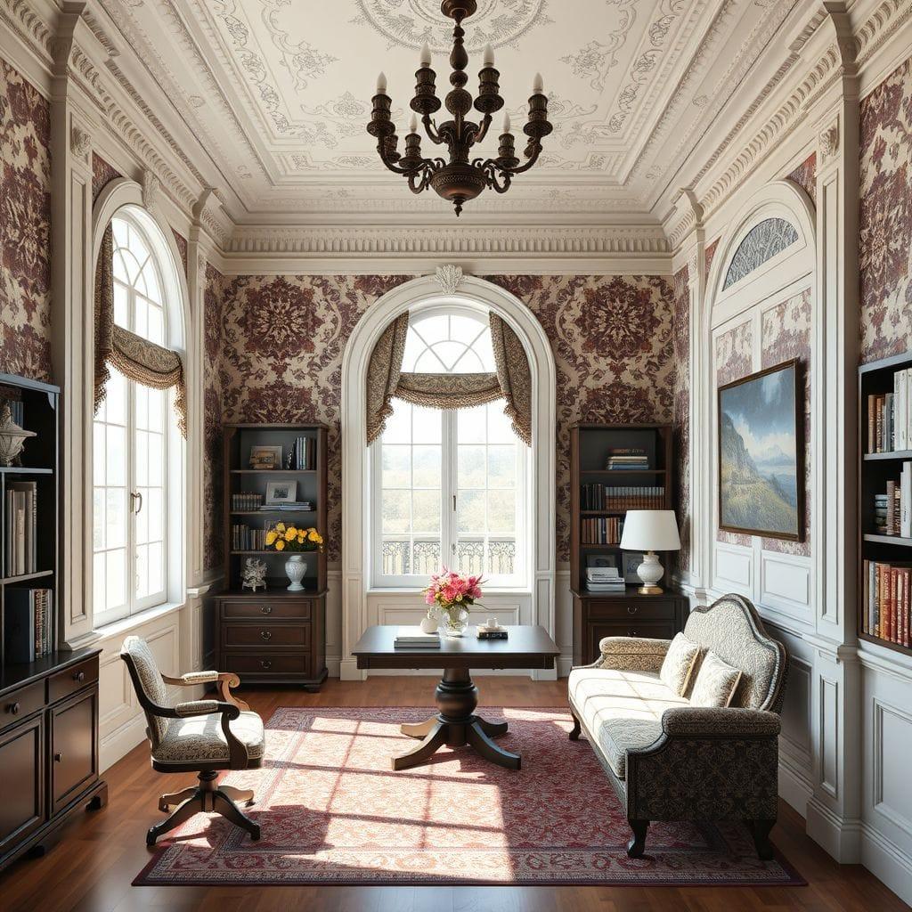 Traditional study room - AI Generated