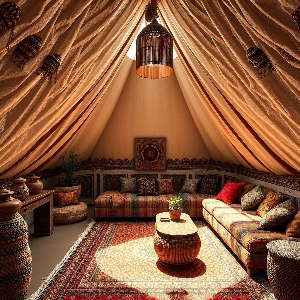 Tribal attic - AI Generated