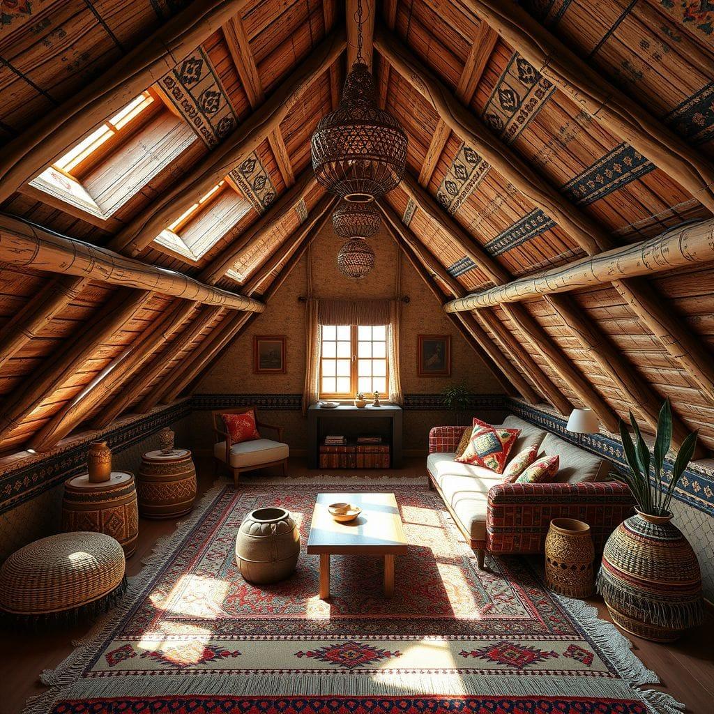 Tribal attic - AI Generated