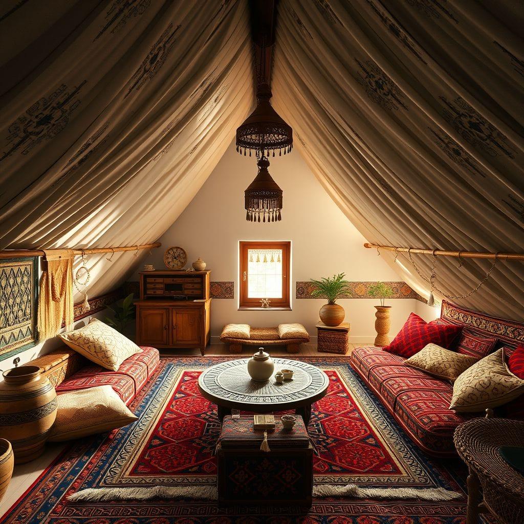 Tribal attic - AI Generated