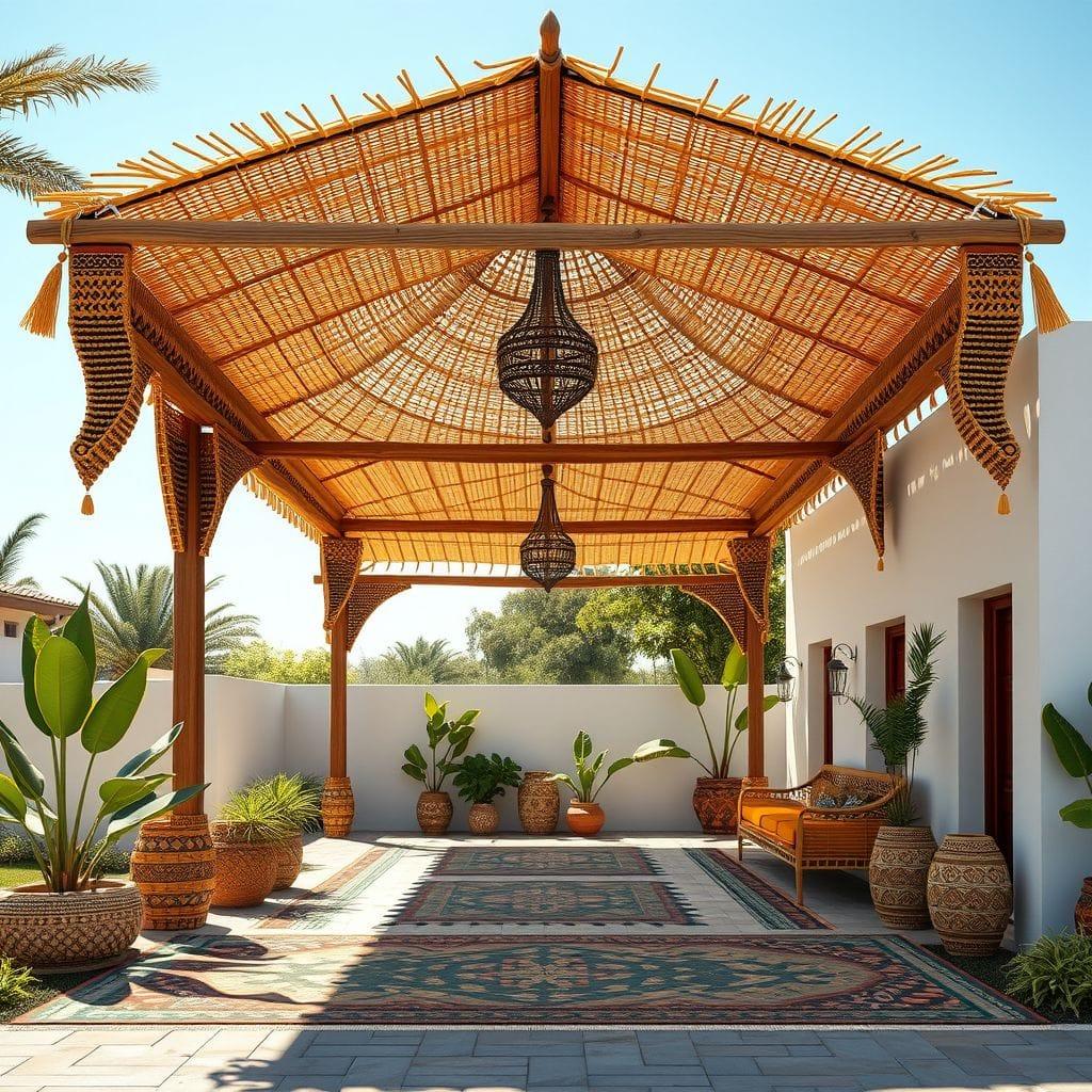 Tribal carport - AI Generated
