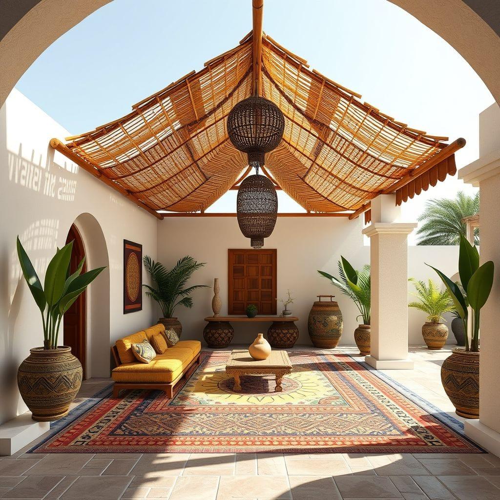 Tribal carport - AI Generated