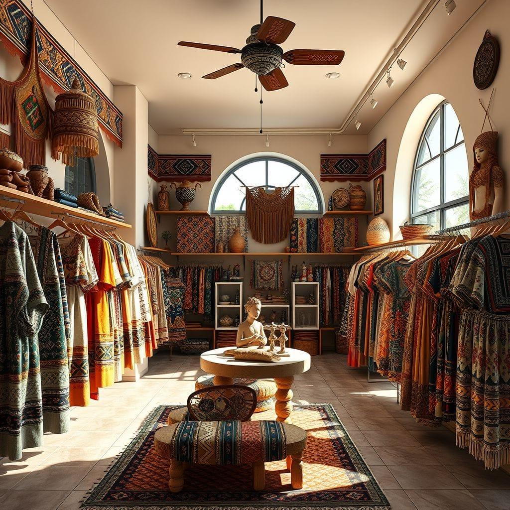 Tribal clothing store - AI Generated