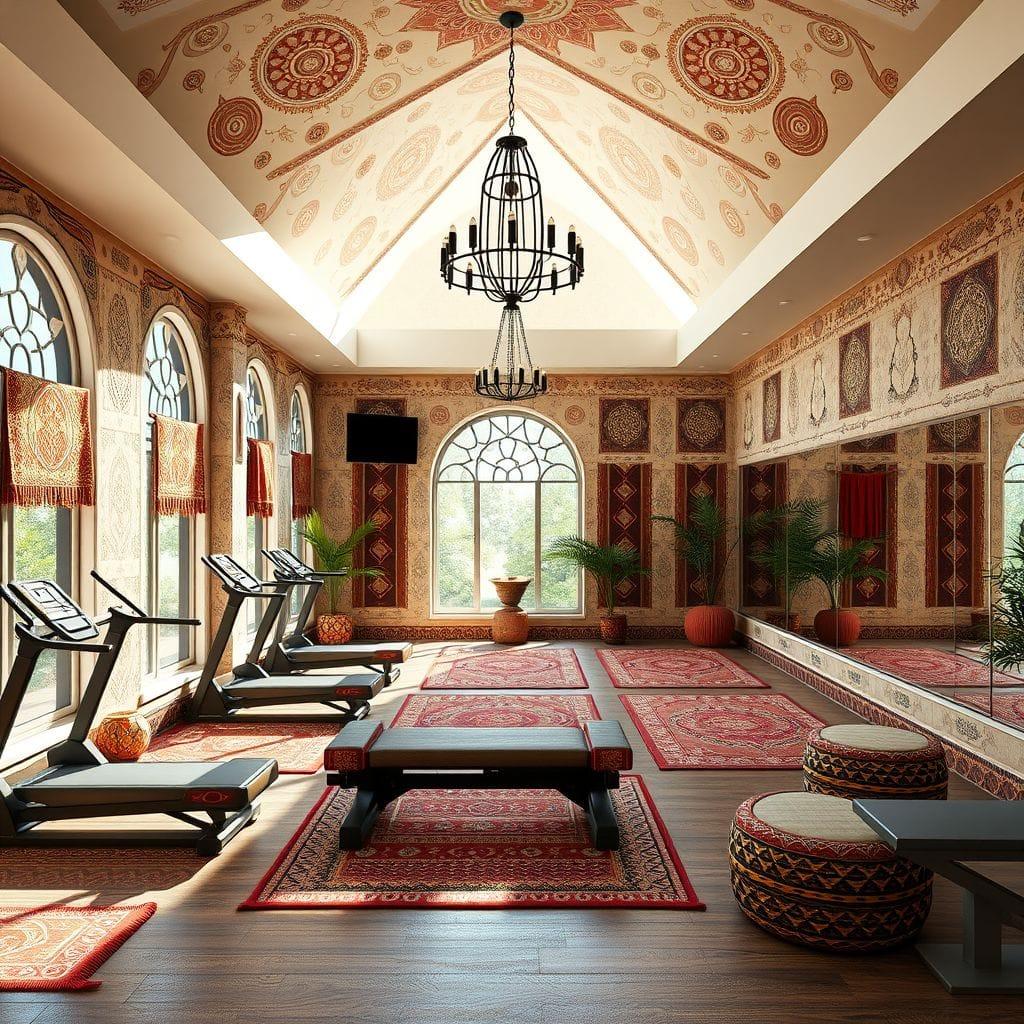 Tribal gym - AI Generated